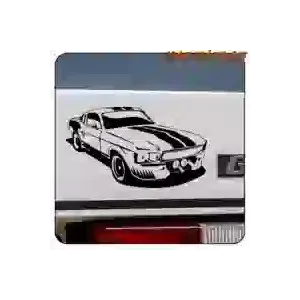 Pegatina Mustang decorativa en vinilo