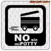 Camper “NO WITHOUT MY POTTY” Sticker