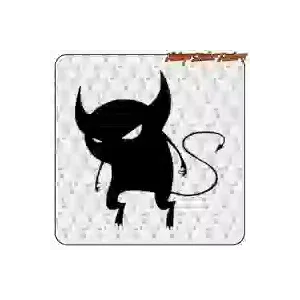 Pegatina DEMONIO. Comprar pegatinas.