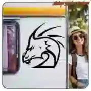 Dragon Tattoo and Custom Culture Sticker