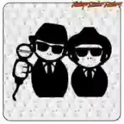 AUTOCOLLANT BLUES BROTHERS. ACHETEZ DES AUTOCOLLANTS EN VINYLE.