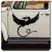 Dragon sticker for motorcycle and helmet
