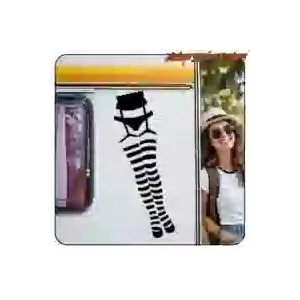 Pin-Up Legs Sticker for Motorbike and Helmet