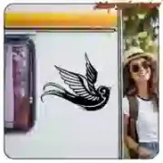 Pegatina GOLONDRINA OLD SCHOOL. Comprar pegatinas.