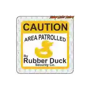 Aufkleber PRECAUCIÓN PATO DE GOMA