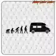EVOLUTION T4 EXCLUSIVE STICKER. BUY VINYL STICKERS.