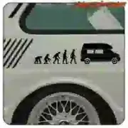 EVOLUTION T4 EXKLUSIV AUFKLEBER. KAUFEN SIE VINYLAUFKLEBER.