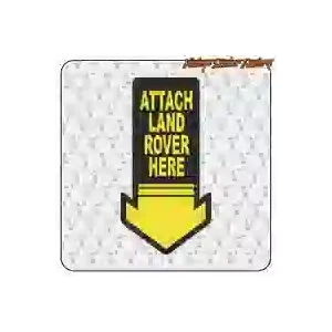 ATTACH LAND ROVER HERE 4x4 Sticker