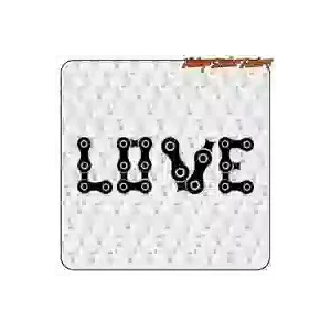 Autocollant LOVE BIKE en vinyle découpé