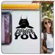 DARTH WATER ENGLISH STICKER. BUY VINYL STICKERS.