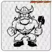 Viking decorative sticker | Custom Culture
