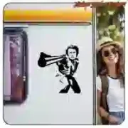 Pegatina Dirty Harry | Vinilo de película