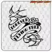 Autocollant vinyle FOREVER FLYING FREE