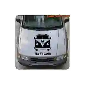 Pegatina YES WE CAMP para furgoneta camper