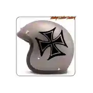 Autocollant Croix de Malte pour moto custom