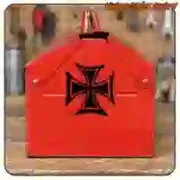 Pegatina Cruz de Malta para moto custom