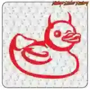 Geek-Aufkleber Demon Duck | Vintage Sticker Factory