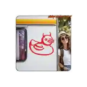 Pegatina Demon Duck friki | Vintage Sticker Factory