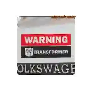 WARNING TRANSFORMER Aufkleber | Geek-Vinyl