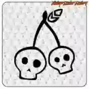 Cherry Skull Tattoo Custom Culture Aufkleber