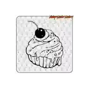 Cupcake Pin-Up Custom Culture Sticker