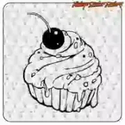 Cupcake Pin-Up Custom Culture Sticker