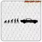 EVOLUTION MUSTANG STICKER. BUY VINYL STICKERS.