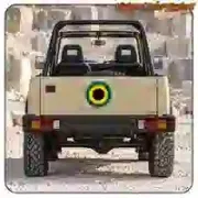 Autocollant Diana Jamaica multicolore