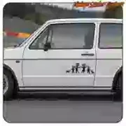 VW FAMILY Autoaufkleber | Volkswagen-Vinyl