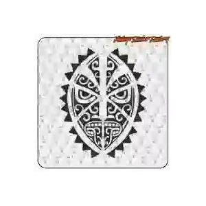 Pegatina Máscara Tiki Decorativa