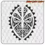 Decorative Tiki Mask Sticker