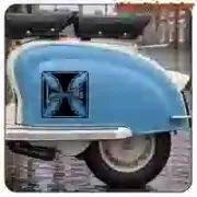 Pegatina Cruz de Malta Lambretta | Scooter UK