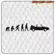 EVOLUTION GOLF CABRIO MK1 STICKER. BUY VINYL STICKERS.