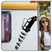 Pegatina EVOLUCION RENAULT TRAFIC CAMPER. Comprar pegatinas.