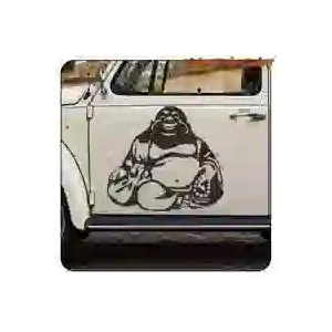 Dekorativer Buddha-Aufkleber | Vintage Sticker Factory