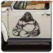 Pegatina Buda decorativa | Vintage Sticker Factory