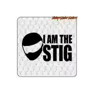 I’M THE STIG die-cut vinyl sticker