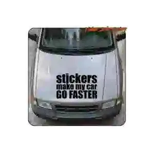 STICKERS MAKE MY CAR GO FASTER Racing-Aufkleber