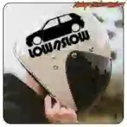 VW Golf Low Aufkleber aus Schneidevinyl
