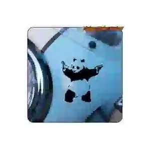 Pegatina panda estilo Banksy | Street art