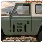 THIS SIDE UP Sticker for 4x4s and Adventure