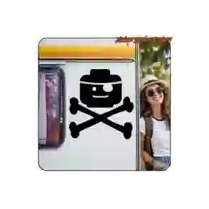 PIRATE LEGO STICKER. BUY VINYL STICKERS.