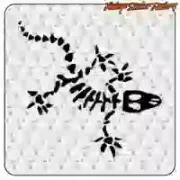 Pegatina Gecko Skull | Gecko con calavera