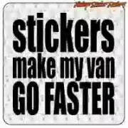Pegatina vanlife STICKERS MAKE MY VAN GO FASTER