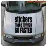 Vanlife sticker STICKERS MAKE MY VAN GO FASTER