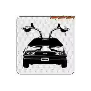 DeLorean-Aufkleber Zurück in die Zukunft