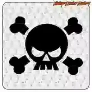 Custom Culture Skull Sticker
