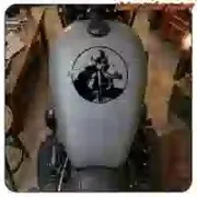 Pegatina café racer en vinilo de corte