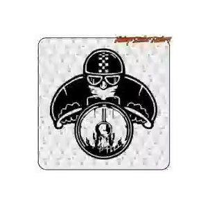 CAFE RACER PILOT STICKER. BUY VINYL STICKERS.