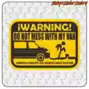 Pegatina «DON’T MESS WITH MY VAN» para camper